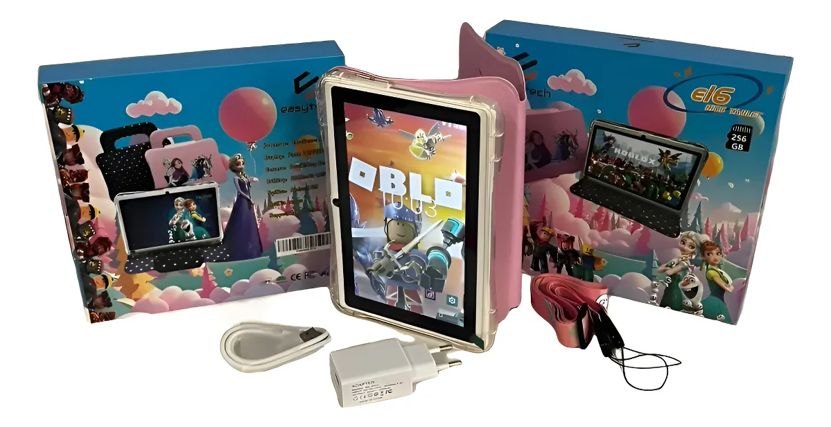 D_NQ_NP_2X_737475-MLB107457418784_032026-F-tablet-infantil-256gb--com-capa-carteira-android-14---roblox