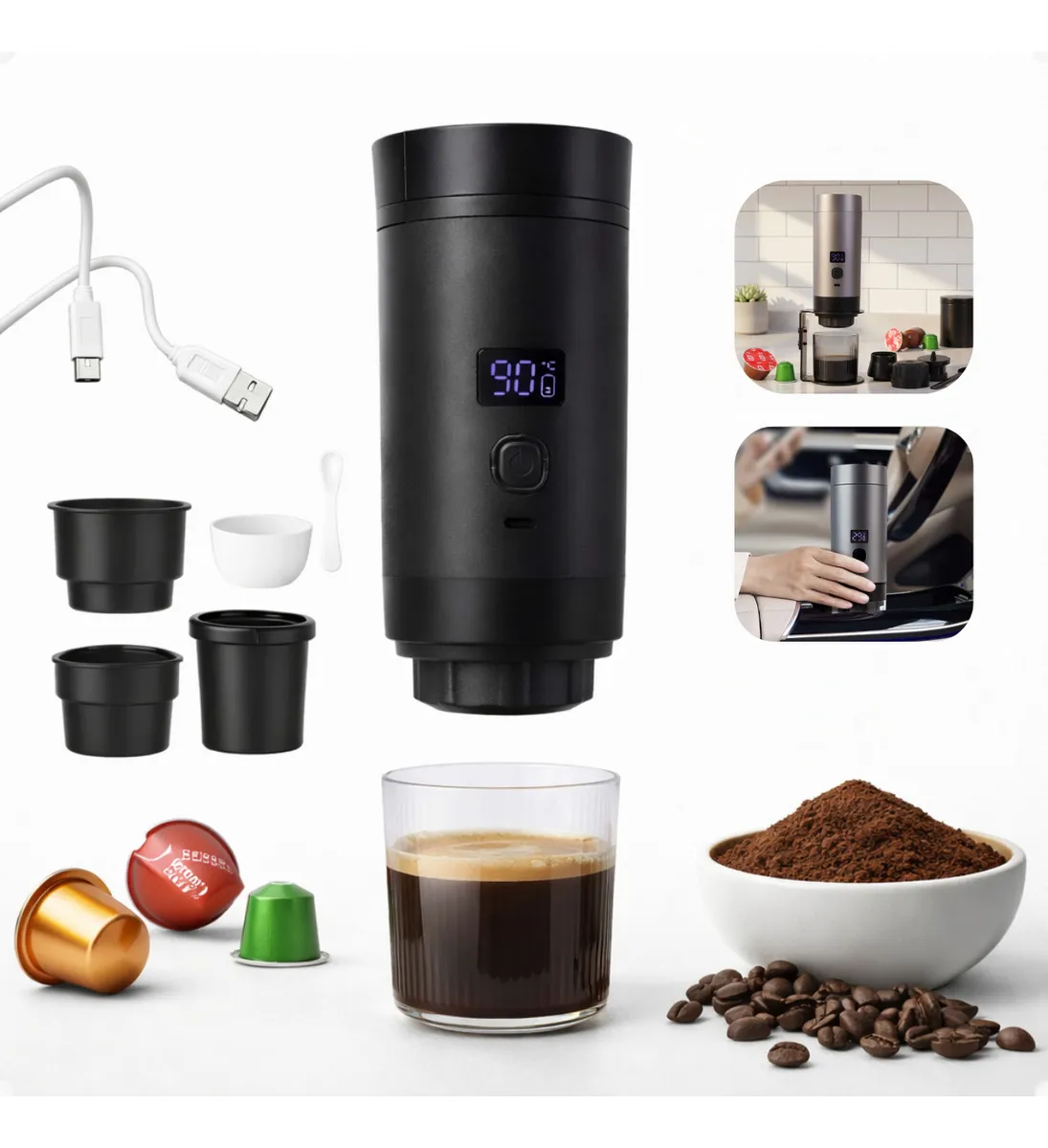 D_NQ_NP_2X_601362-MLB107508967297_022026-F-cafeteira-portatil-expresso-3-em-1-capsula-po-eletrica-carro
